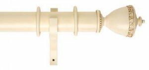 SOLID WOOD IMPERIAL VASE CURTAIN POLE